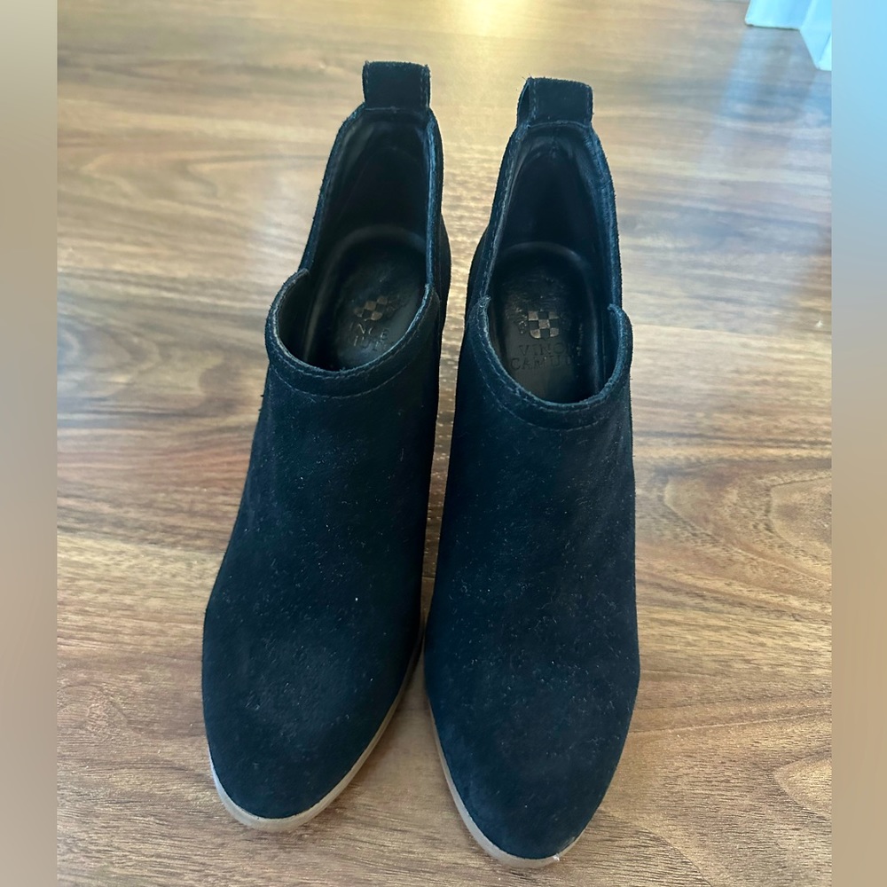 Vince Camuto Black Suede Booties